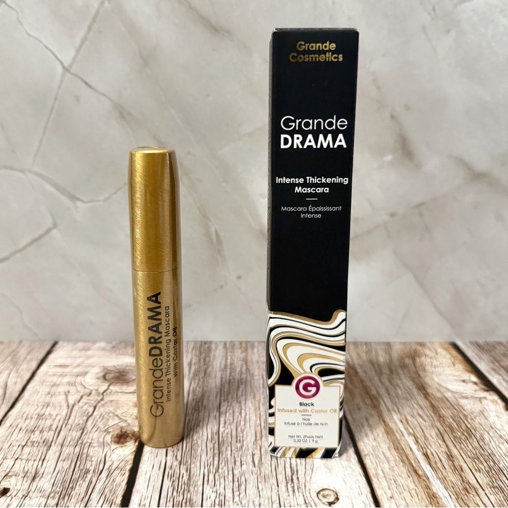 New ✨ Grande Cosmetics Grande Drama Intense Thickening Mascara with castor oil
